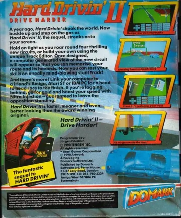 Hard Drivin' II - Drive Harder box cover back